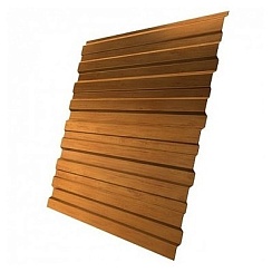 Профнастил НС35 Grand Line Colority Print double 0,45 мм Золотой дуб