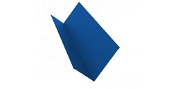 Планка примыкания 150х250 0,5 Atlas с пленкой RAL 5005 сигнальный синий