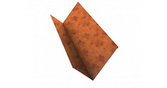 Планка примыкания 150х250 0,5 Safari Twincolor с пленкой Orange