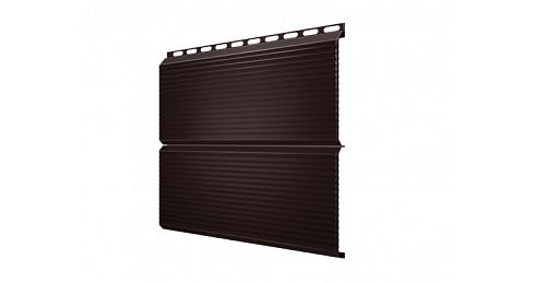 ЭкоБрус 0,345 Gofr Grand Line 0,5 Velur20 RAL 8017 шоколад