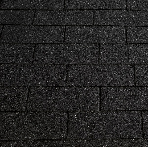 Гибкая черепица RoofShield Family Eco Light American графитно-черная