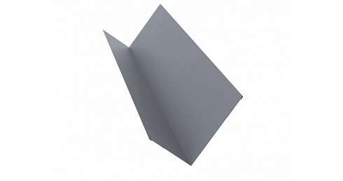 Планка примыкания 150х250 0,45 PE с пленкой RAL 9006 бело-алюминиевый