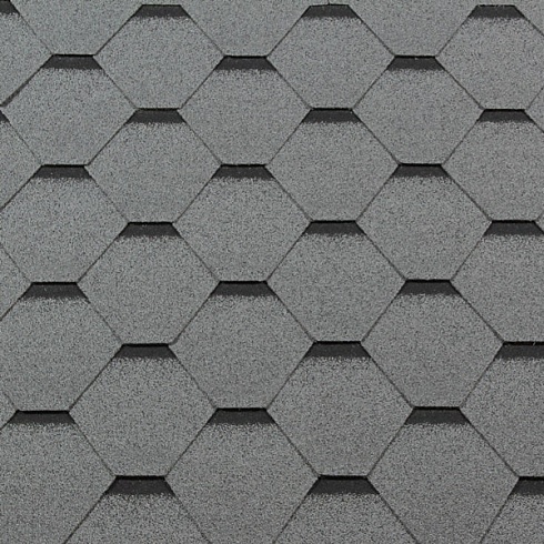 Гибкая черепица RoofShield Premium Standart серая