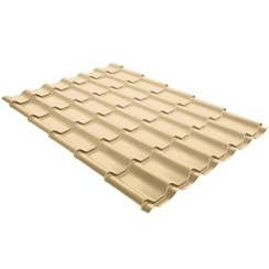 Металлочерепица Grand Line Classic Colority Print 0,45 мм Беленый дуб