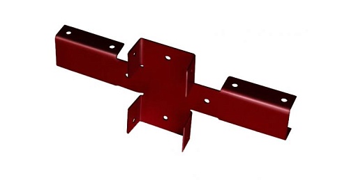 Х-кронштейн для забора Grand Line 248х109х40 RAL 3005