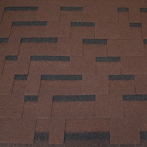 Гибкая черепица RoofShield Family Light Modern каштан