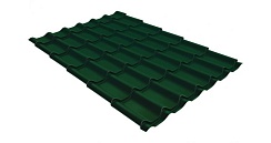Металлочерепица Grand Line Modern 0,45 мм Drap RAL 6005 зеленый мох