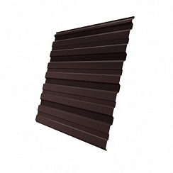 Профнастил С10 Grand Line Quarzit Lite 0,5 мм RAL 8017 шоколад