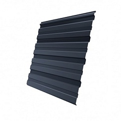 Профнастил С20 Grand Line Quarzit 0,5 мм RAL 7024 мокрый асфальт