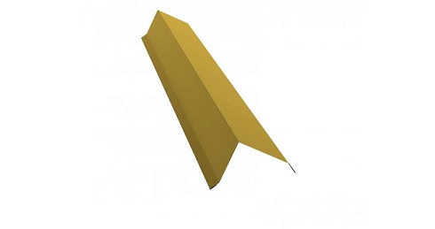 Планка торцевая 80х100 0,45 PE с пленкой RAL 1018