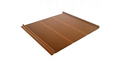 Кликфальц Профи Grand Line 0,5 Quarzit с пленкой на замках Cuprum Steel