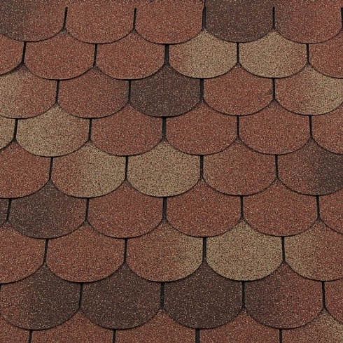 Гибкая черепица RoofShield Family Light Gothic терракота