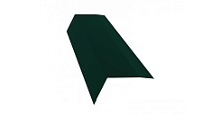 Планка карнизная 100х65 0,5 Quarzit с пленкой RAL 6005 зеленый мох