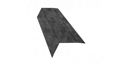 Планка карнизная 100х65 0,5 Safari с пленкой Grey