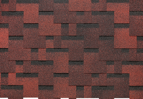Гибкая черепица Docke Eurasia Лабиринт Красный