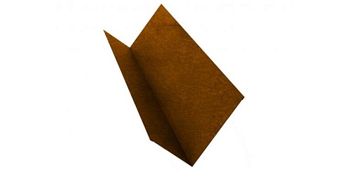 Планка примыкания 150х250 0,45 Print Twincolor с пленкой Golden Dub