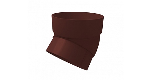 Колено трубы 45 град. ПВХ Grand Line шоколадное RAL 8017