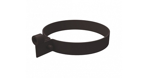 Хомут трубы ПВХ Grand Line коричневый RR 32