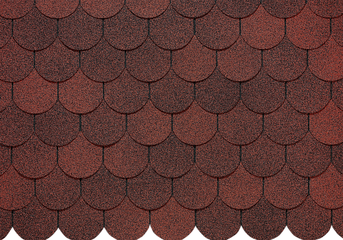 Гибкая черепица Docke Eurasia Капля Красный