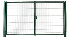 Ворота для забора Grand Line Medium Lock 1,53x3,5 RAL 6005