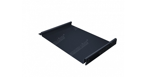 Кликфальц Grand Line 0,5 Polydexter с пленкой на замках RAL 7024 мокрый асфальт