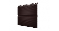ЭкоБрус 0,345 Gofr Grand Line 0,5 Velur20 RAL 8017 шоколад