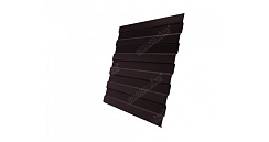 Профнастил С8 Grand Line Quarzit 0,5 мм RAL 8017 Metallic шоколад