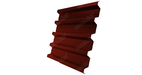 Профнастил Н60 Grand Line GreenСoat Pural 0,5 мм RR 29 красный