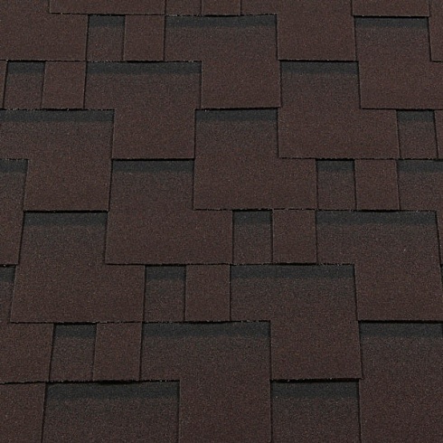 Гибкая черепица RoofShield Premium Modern каштан