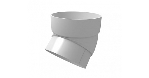 Колено трубы 45 град. ПВХ Grand Line белое RAL 9003