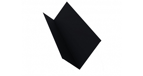Планка примыкания 90х140 0,5 Quarzit lite с пленкой RAL 9005 черный