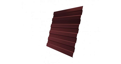 Профнастил С8 Grand Line GreenCoat Pural Matt 0,5 мм RR 29 красный