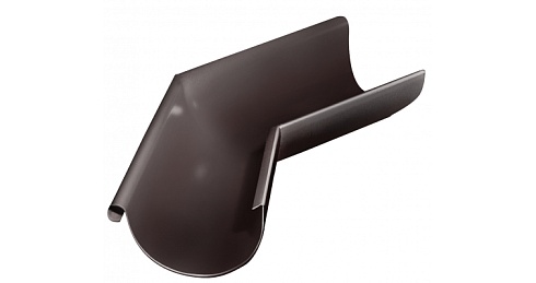 Угол желоба внешний 135° 125 мм RAL 8017 шоколад