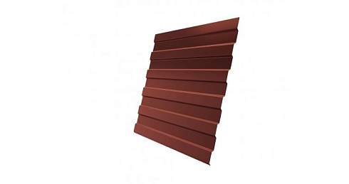Профнастил С8 Grand Line GreenCoat Pural 0,5 мм RR 750 кирпично-красный