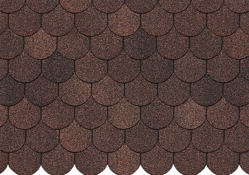 Гибкая черепица Docke Eurasia Капля Коричневый