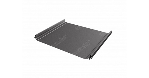 Кликфальц Pro Grand Line 0,5 Velur20 с пленкой на замках RAL 7024 мокрый асфальт