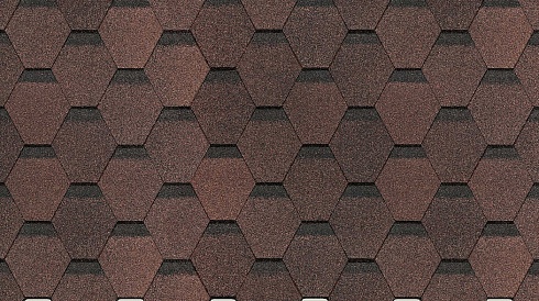 Гибкая черепица Docke Europa Карат Коричневый