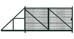 Ворота откатные Profi 2,03х4,0 RAL 6005 влево