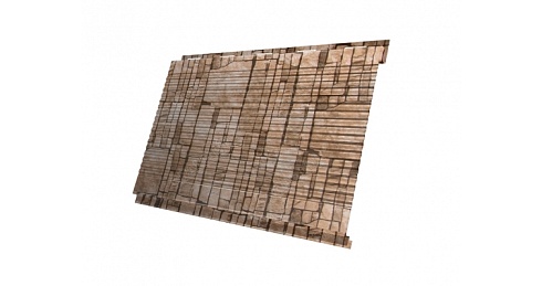 Вертикаль 0,2 gofr 0,45 Print Twincolor с пленкой Sand Stone