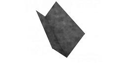 Планка примыкания 150х250 0,45 Safari с пленкой Grey