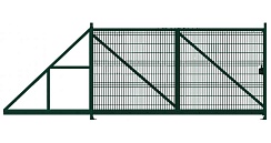 Ворота откатные Profi 2,03х6,0 RAL 6005 влево