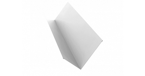 Планка примыкания 150х250 0,5 Satin с пленкой RAL 9003 сигнальный белый