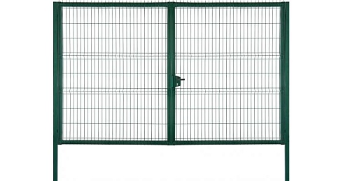 Ворота для забора Grand Line Profi Lock 1,73x4,0 RAL 6005