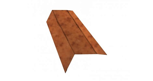 Планка карнизная 100х65 0,5 Safari Twincolor с пленкой Orange
