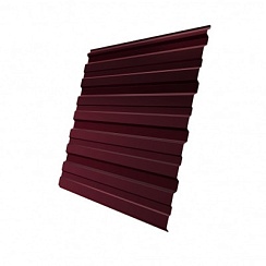 Профнастил С10 Grand Line Quarzit Lite 0,5 мм RAL 3005 красное вино