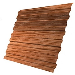 Профнастил НС35 Grand Line Colority Print 0,45 мм Рябина