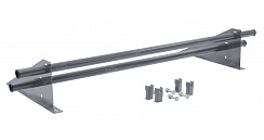 Снегозадержатель трубчатый для фальцевой кровли Optima RAL 9006 1м