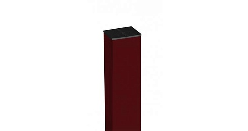 Столб для забора Grand Line 62х55х1,4х2500 RAL 3005