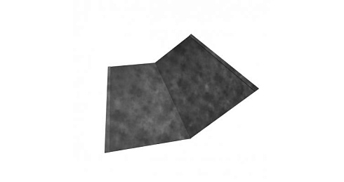 Планка ендовы нижней 300х300 0,45 Safari с пленкой Grey