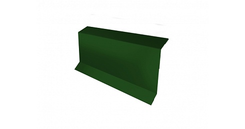 Планка примыкание в штробу 60 Grand Line 0,5 Quarzit с пленкой RAL 6005 зеленый мох